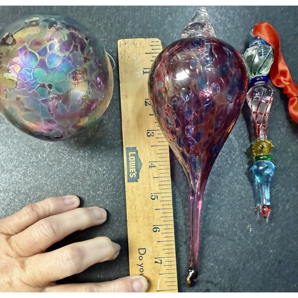 Lot Of 3 Kitras Art Glass 6